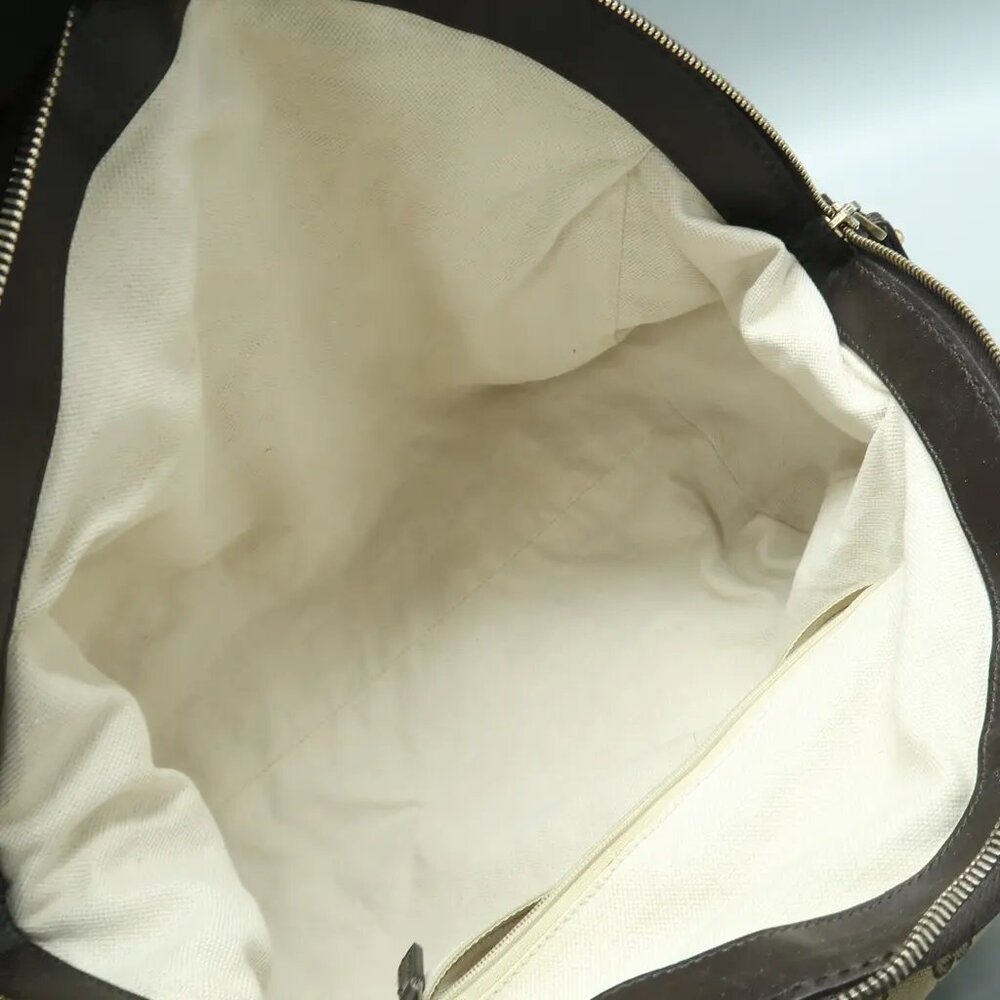GUCCI Sukey Brown Cloth Satchel 567-011925 - Picture 11 of 12